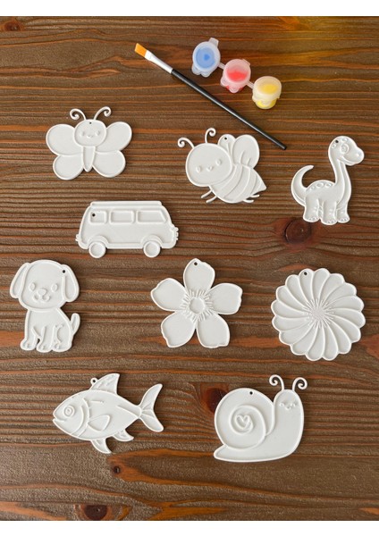 eğitici eğlenceli 9 çeşit figürlü 3d boyama seti fiyatları