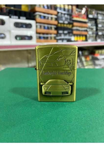 Lamborghini Figürlü Metal Benzinli Çakmak