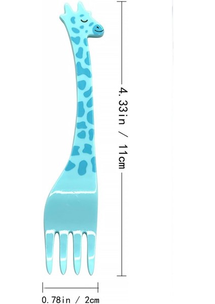 Çocuklar Için 4'lü Midi Zürafa Çatal fırsatları