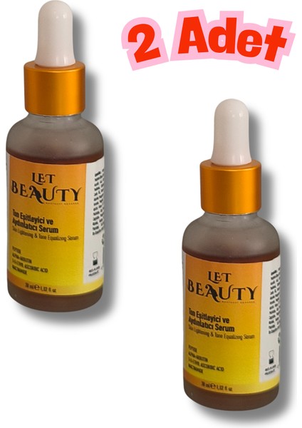 Ton Eşitleyici ve Aydınlatıcı Serum 30 ml 2 Adet