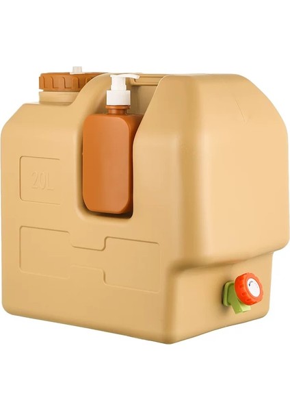 Açık Su Konteyneri Piknik Kamp Içme Kova Depolama Taşıyıcı 20L