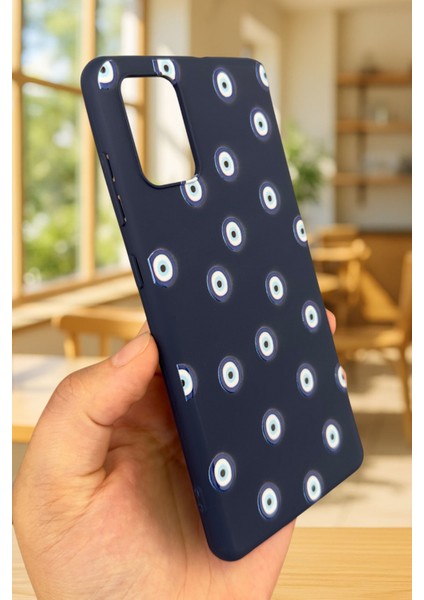 Samsung Galaxy A71 Uyumlu Nazar Boncuk Desenli Silikon Darbe Emici Klasik Korumalı Rubber Kılıf fırsatları