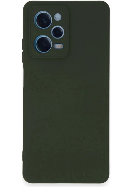 Xiaomi Redmi Note 12 Pro 5g Kılıf Nano Içi Kadife Silikon - Koyu Yeşil