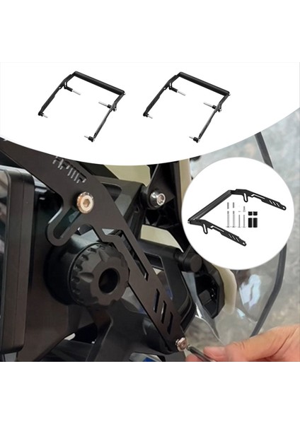 2 Adet Motosiklet Navigasyon Braketi Telefon Genişleme Braketi Çok Fonksiyonlu Braketi Zontes 368G (Yurt Dışından) fırsatları