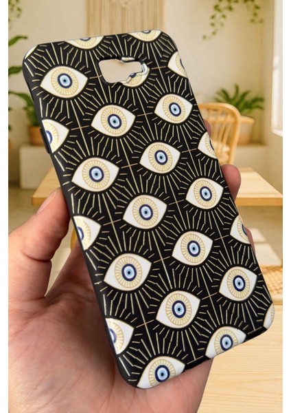 Samsung Galaxy J7 Prime Uyumlu Evıl Eye Desenli Silikon Darbe Emici Rubber Kılıf fırsatları