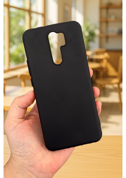 Xiaomi Redmi 9 Uyumlu Silikon Darbe Emici Klasik Korumalı Rubber Kılıf