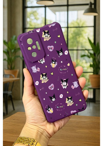 Xiaomi Redmi Note 1o Pro Kurumı Desenli Silikon Darbe Emici Klasik Korumalı Rubber Kılıf