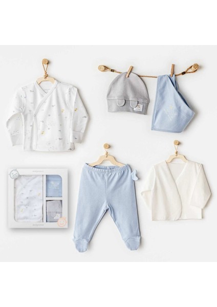 AC25600 Ocean Is My Happy Place 5 Parça Hastane Çıkışı White