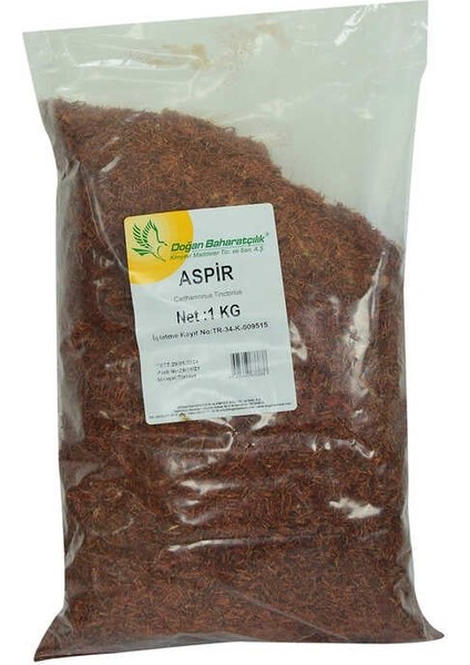 Aspir Otu Yalancı Safran Asfor Doğal 1000 gr Paket