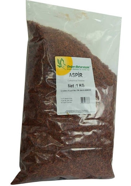 Aspir Otu Yalancı Safran Asfor Doğal 1000 gr Paket fiyatları