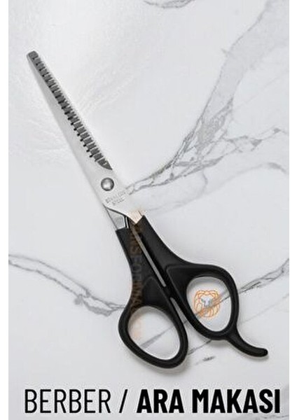 Berber Kuaför Ara Makası 17 cm Paslanmaz Çelik ve Plastik Malzeme ile fiyatları