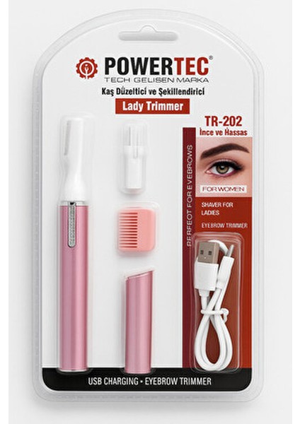 Kaş Düzeltici ve Şekillendirici TR-202 Hassas Bıçaklı Ergonomik Tasarım 1 Adet fiyatları