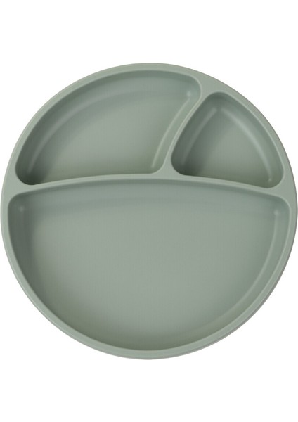 Porsiyon Vakum Tabanlı Silikon Tabak River Green