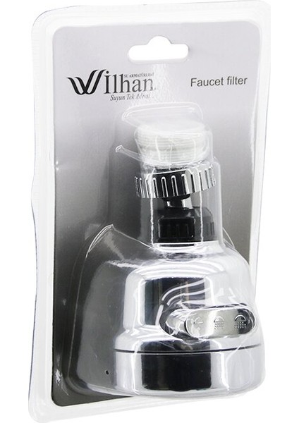 Vakumlu Topaç Krom - Kademeli Tek Oynar Başlık Kubar - Batarya Ucu (5067)