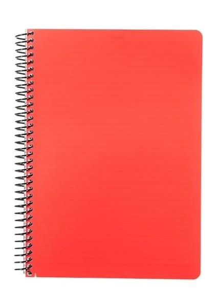 Serisi, A4, 5 Konulu (4, 1 Çizgili) 150 Yaprak Pp Kapaklı Spiralli Defter, Kırmızı fiyatları
