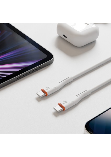 20W Çift Portlu Usb-C + Usb-A Hızlı Şarj Cihazı + Type-C Kablo (2 li Set: 2 Adaptör+2 Kablo) |iPhone 15/16/17, Android,Tablet Uyumlu