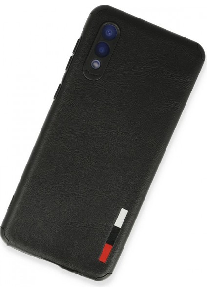 Samsung Galaxy A02 Kılıf Loop Deri Silikon - Siyah (K95) fiyatları