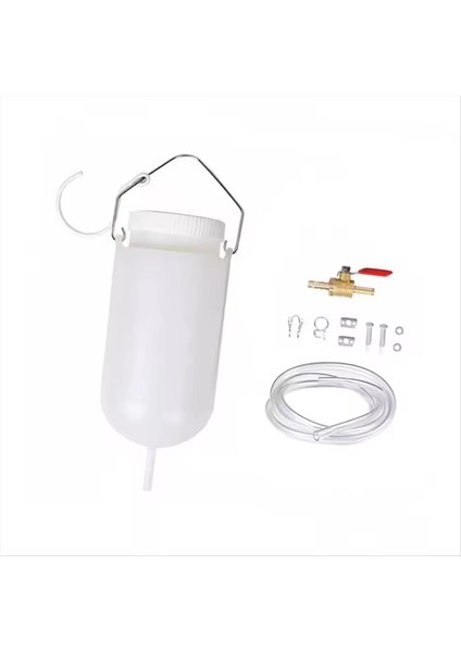 1l Yardımcı Yakıt Tankı Kiti ile Yakıt Hortumu Bakım Ölçekli Gaz Tankı Tamir Aracı Motosiklet Araba Garaj (Yurt Dışından)