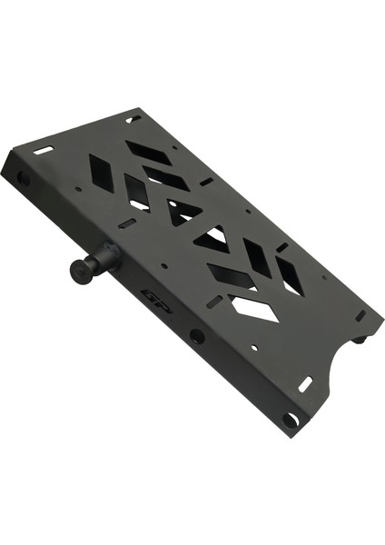 Honda Dio 2021-2025 Uyumlu Pratik Tak-Çıkar Kızaklı Arka Çanta Demiri Siyah