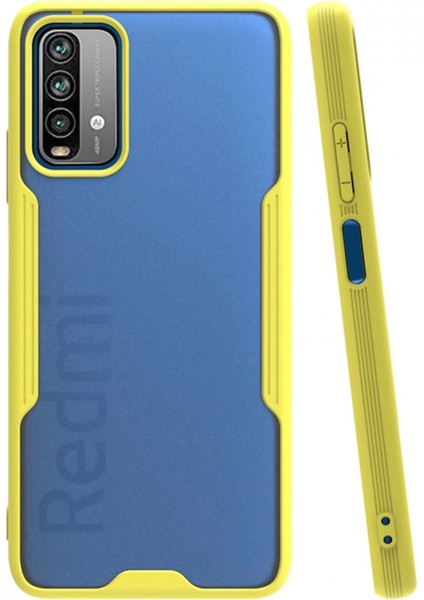 Xiaomi Redmi 9t Kılıf Platin Silikon - Sarı (K95)