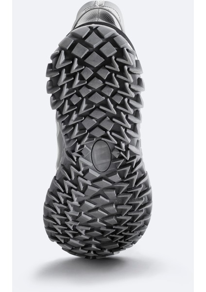 Erkek Gri %100 Kauçuk Taban Su Itici Sneaker Ayakkabı A42y8011