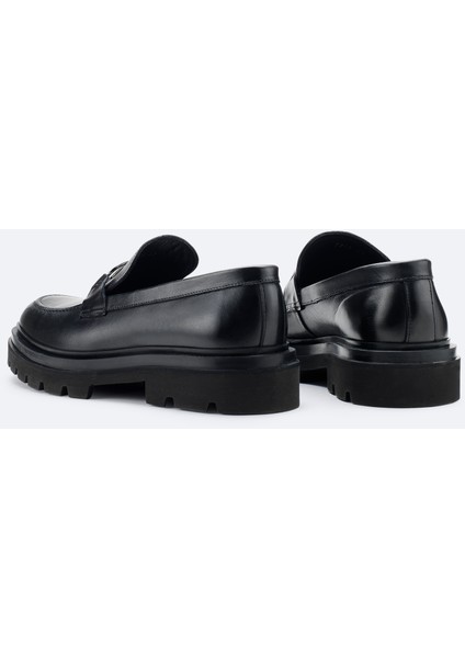 Erkek Siyah %100 Deri Klasik Ayakkabı A42Y8015