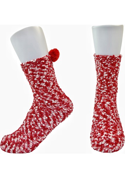 Tiaznerun Çok Satan Renkli Koral Kadife Toplu Kek Çorabı, Kadınlar Için Isıtmalı, Kalınlaştırılmış, Yarım Kadife Hediye Çorabı (Yurt Dışından)