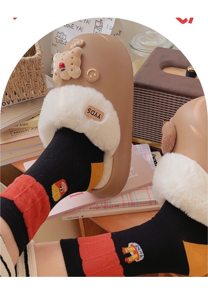 Pamuklu Orta Boy Patik Patates Kızartması Sevimli Karikatür Çirkin Sevimli Çorap (Yurt Dışından) fırsatları