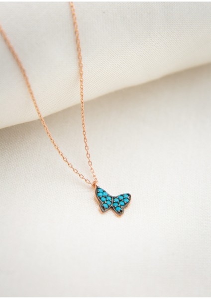 925 Ayar Papatya Silver Doğum Taşlı Mini Kelebek Kolye.kişiye Özel Kelebek Kolye.rose.gold.rodaj indirimleri