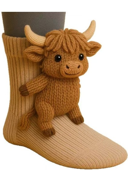 Hayvan Karikatür Çorapları Noel Yer Çorapları Isıtmalı Eğlenceli Çoraplar Tembel Oyuncak Peluş Oyuncak Çorapları (Yurt Dışından) fiyatları