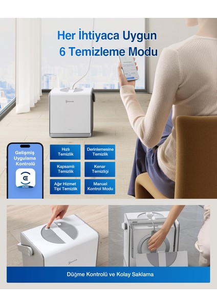 Winbot W2 Pro Omni Cam Silme Robotu