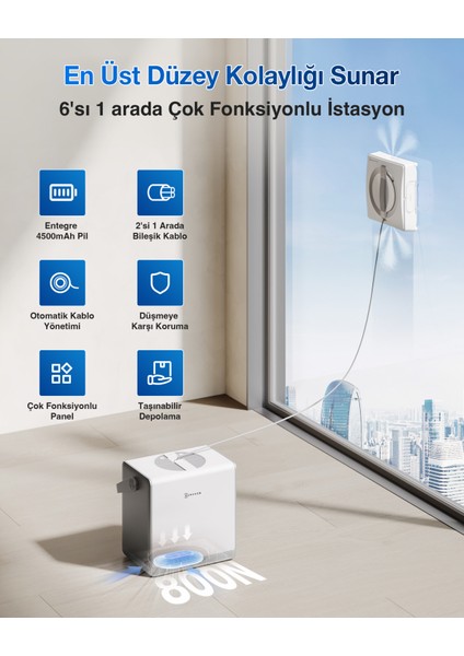 Winbot W2 Pro Omni Cam Silme Robotu