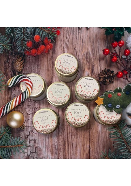 Christmas Blend Kokulu Doğal, Vegan Soya Mumu modelleri