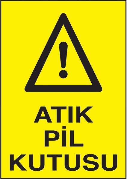 Atık Pil Kutusu 25*35 Dekote