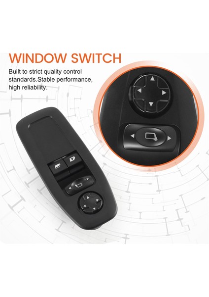 Peugeot 3008 5008 Için Araba Elektrikli Cam Anahtarı Kapı Kaldırma Anahtarı 96751127ZD (Yurt Dışından) indirimleri