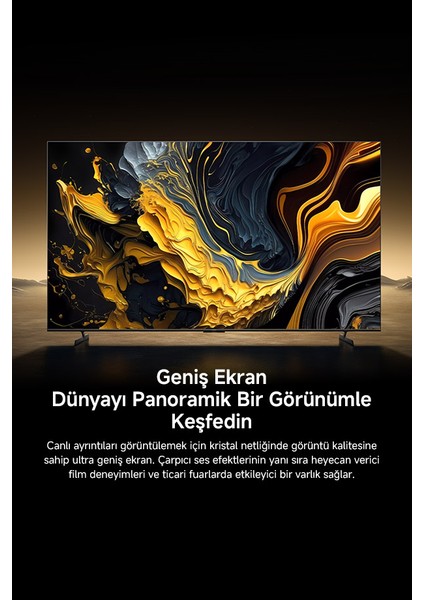 Max 85 2025 - 4K Ultra HD Google Smart Uydu Alıcılı QLED TV
