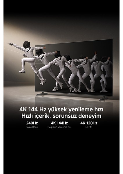 Max 85 2025 - 4K Ultra HD Google Smart Uydu Alıcılı QLED TV