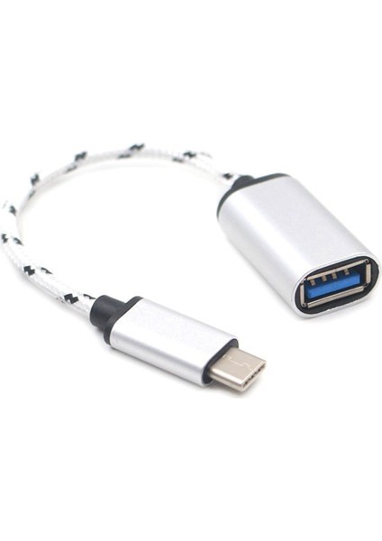 Type-C'den USB Otg Veri Senkronizasyon Dönüştürücü Adaptör Fonksiyon Dönüştürücü Kablosu (Yurt Dışından)