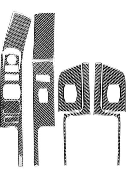 Chevy Silverado Gmc Sirrra 1500 14-18 Lhd Cam Kaldırma Anahtarı Paneli Kapağı Döşeme Iç Aksesuarları Için Karbon Fiber, A (Yurt Dışından)