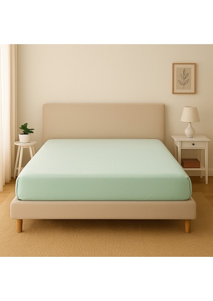 Penye %100 Pamuklu Lastikli Çarşaf | Tek/çift Kişilik Lastikli Çarşaf | Fitted Jersey