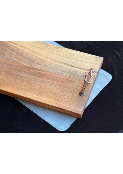 Rustik Ceviz Ağacı Sunum Tepsisi, Doğal Ahşap Servis Tepsisi modelleri