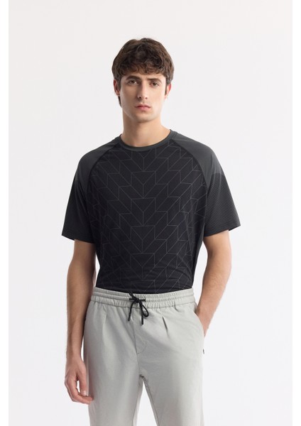 Erkek Taş Beli Lastikli Gofreli Bi-Stretch Relaxed Fit Şort A51Y3652