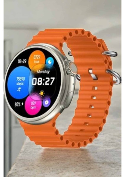 Akıllı Saat 7 Kordonlu Yeni Nesil Arama Cevaplayan Çok Fonksiyonlu - M241R898-K89241 fırsatları