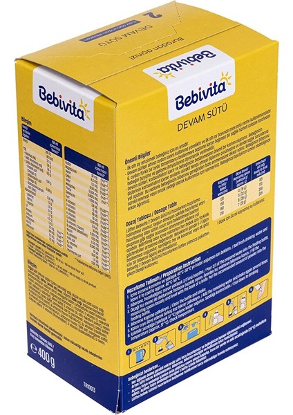 Bebek Sütü 400GR fiyatları