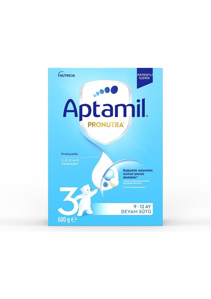 3 Pronutra Bebek Çocuk Sütü 600 Gr.