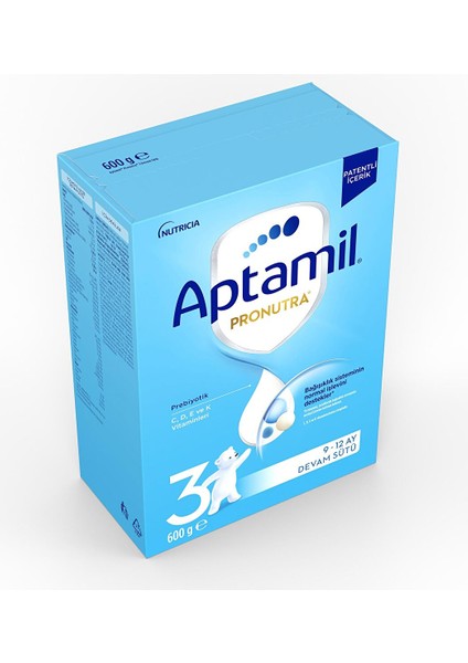 3 Pronutra Bebek Çocuk Sütü 600 Gr. fiyatları