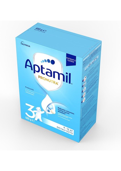 3 Pronutra Bebek Çocuk Sütü 600 Gr. modelleri