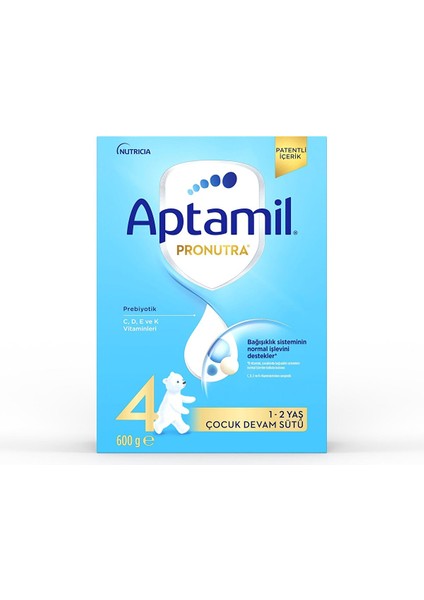 4 Pronutra Çocuk Devam Sütü 600 Gr.