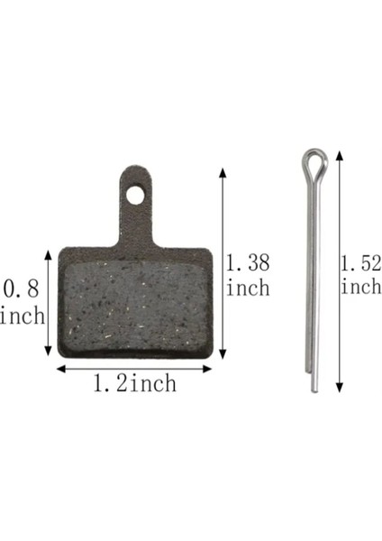 Rks Rz6 Hidrolik Bisiklet & Scooter Uyumlu Disk Fren Balatası Kare M04 [1ÇİFT] modelleri