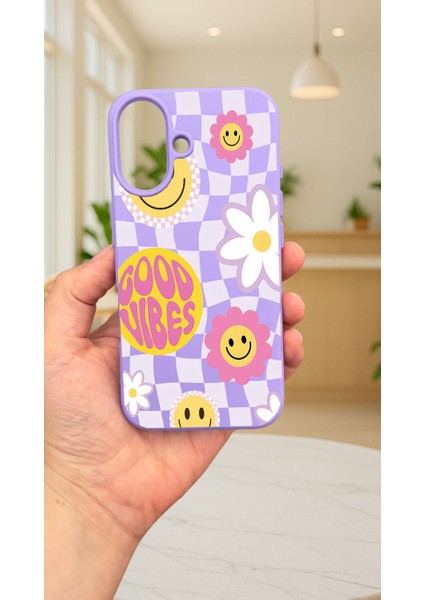 iPhone 16 Plus - Good Vibes Silikon Darbe Emici Klasik Korumalı Rubber Kılıf fiyatları